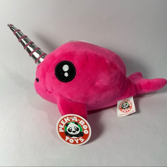 Pink Unicorn whale stuffed animal plush - Picture 2 of 6